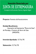 CONCEDIDA AYUDA PARA EL FOMENTO DEL ASOCIACIONISMO EMPRESARIAL A ASOCIACIÓN DE EMPRESARIOS RIVERA DE GATA