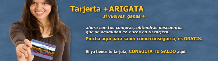 arigata.es - Tarjeta +ARIGATA