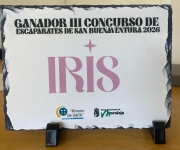 VISITAMOS A IRIS, GANADOR DEL III CONCURSO DE ESCAPARATES DE SAN BUENAVENTURA